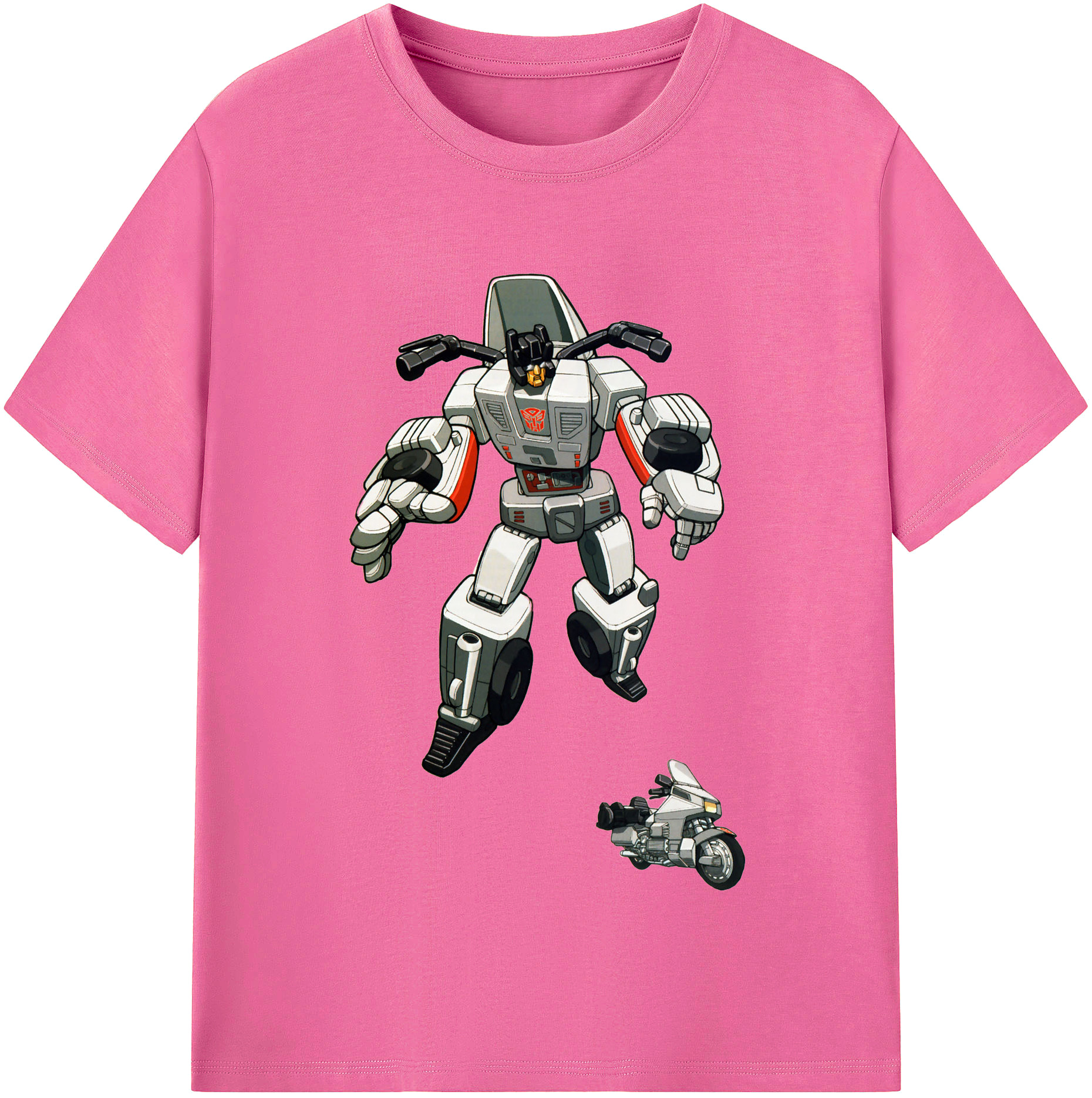 （画像用）  レディースカジュアルプリントTシャツ（綿100％）